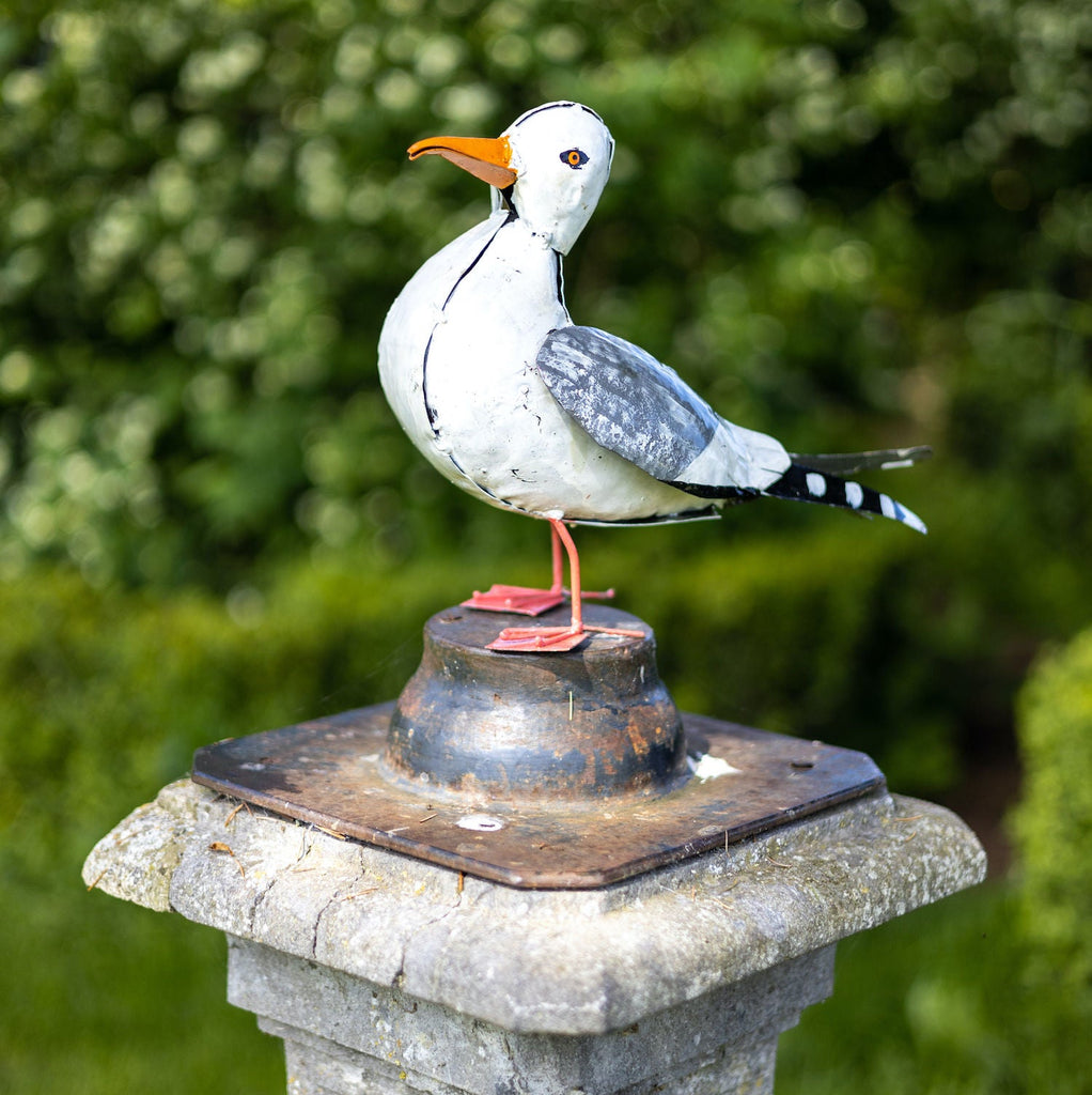 Seagull Recycled Metal Sculpture