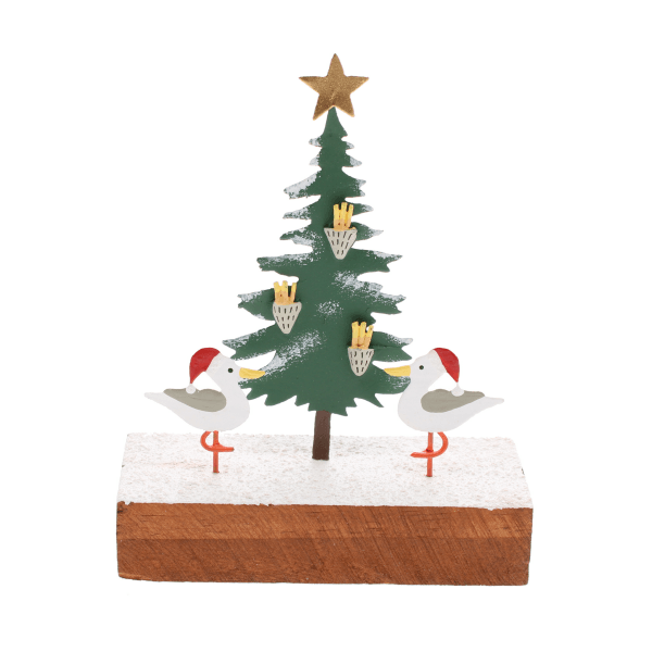 Seagulls & Christmas Tree