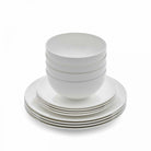 Serendipity Coupe 12 Piece Dinner Set, White