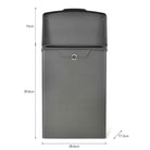 Shipton Post Box in Charcoal