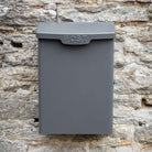 Shipton Post Box in Charcoal