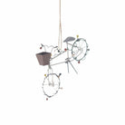 Silver Bike Christmas Decoration