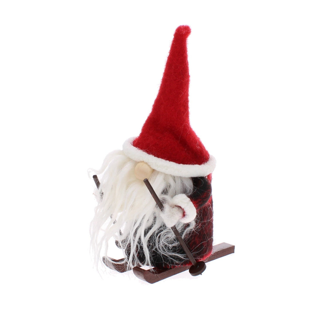 Skiing Tomte - Angela Reed - Christmas Decorations