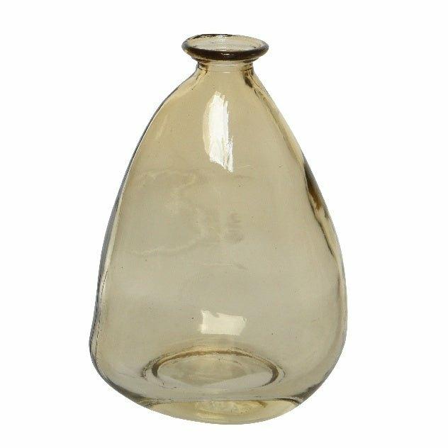 Small Bulbous Glass Vase