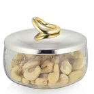 Small Glass Hoop Jar