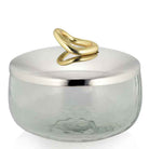 Small Glass Hoop Jar