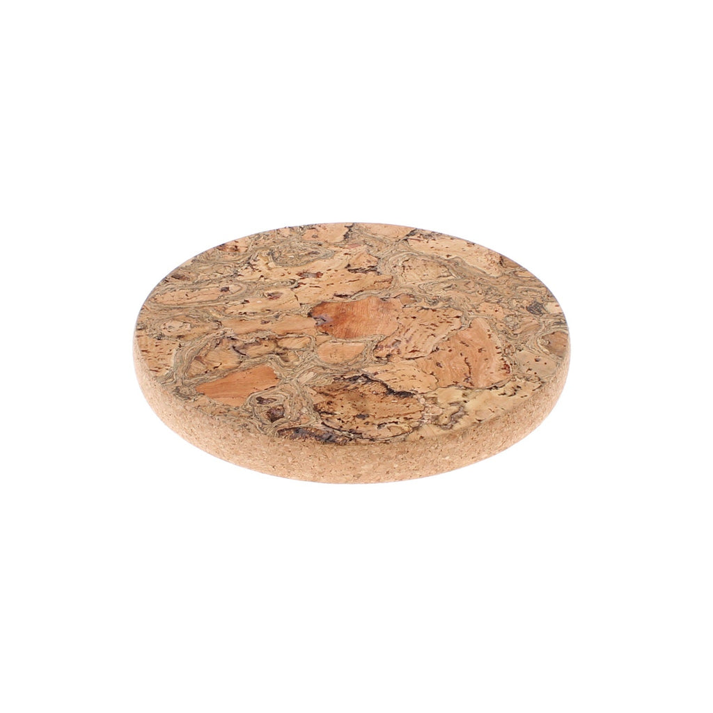 Small Round Cork Trivet, Natural