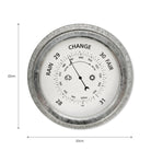 St Ives Galvanised Barometer