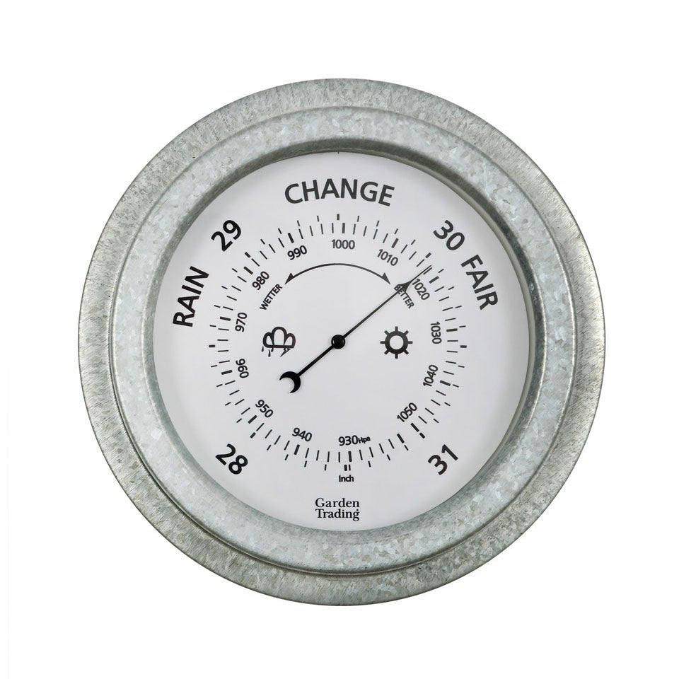 St Ives Galvanised Barometer
