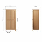 Stockholm Bedroom Full Hanging Wardrobe