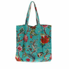 Teal Exotic Canvas Tote Bag