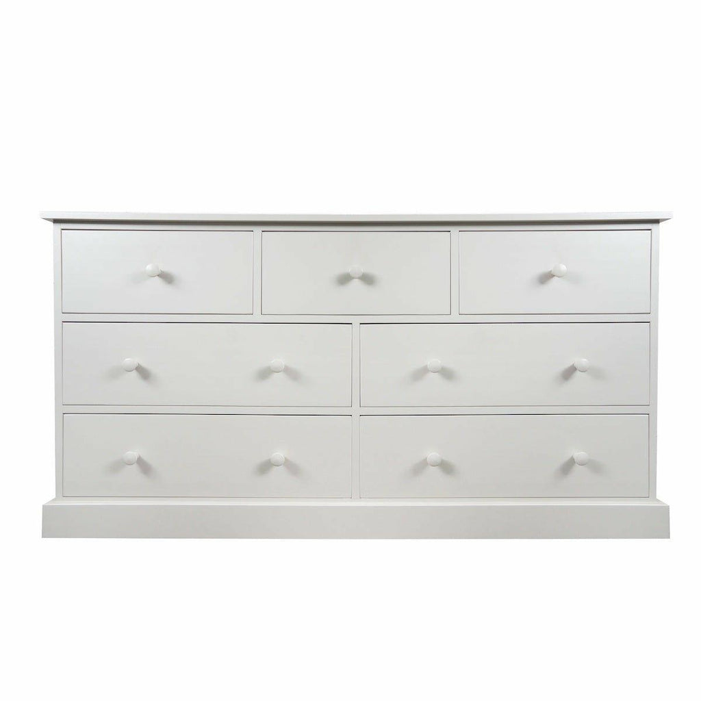 Tetbury 3 over 4 Wide Chest Painted Top / Limestone,Painted Top / Ivory,Painted Top / Dior Grey,Painted Top / Truffle,Ash Top / Limestone,Ash Top / Truffle,Ash Top / Ivory,Ash Top / Dior Grey