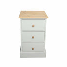Tetbury Standard 3 Drawer Bedside Ash Top / Dior Grey,Ash Top / Truffle,Ash Top / Limestone,Painted Top / Dior Grey,Ash Top / Ivory,Painted Top / Truffle,Painted Top / Ivory,Painted Top / Limestone