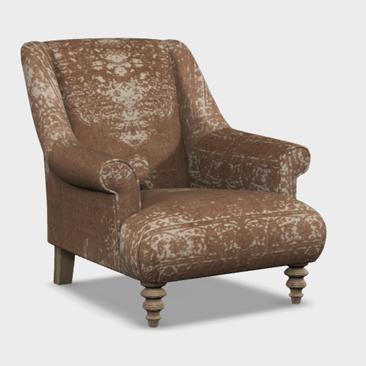 Tetrad Jacaranda Chair Bagru Indigo,Bagru Charcoal,Bagru Khaki,Bagru Terracotta,Bagru Clay,Bagru Graphite,Bagru Pebble