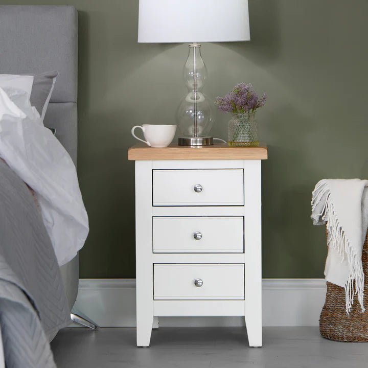 Thornham Bedside Cabinet, White