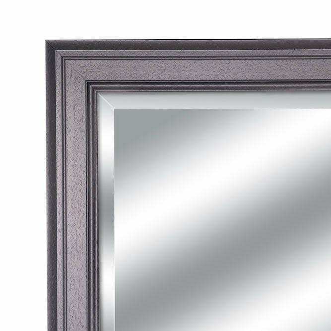 Traditional Moulded Mirror, Grey - Angela Reed -