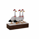 Trio of Geese Decoration