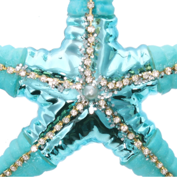 Turquoise Starfish - Angela Reed - Christmas Decorations