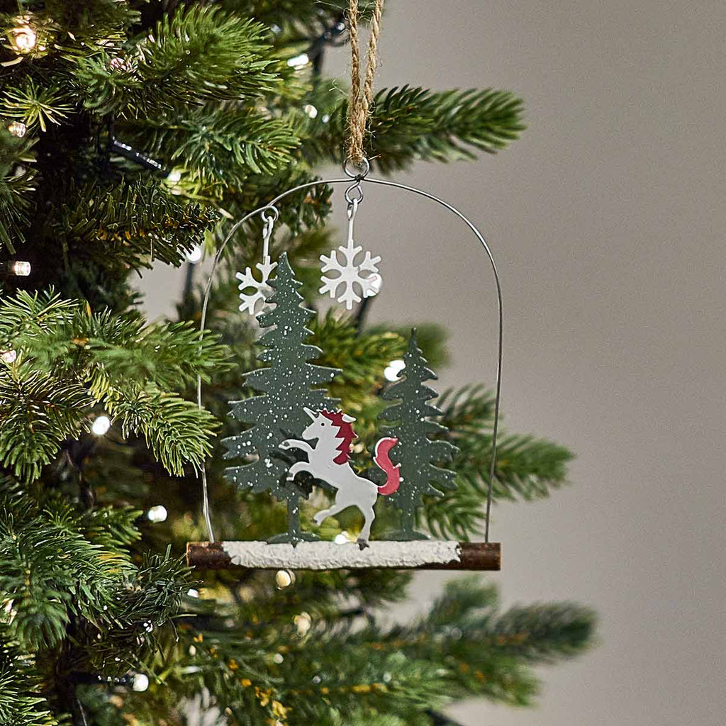 Unicorn Christmas Decoration - Angela Reed - Christmas Decorations