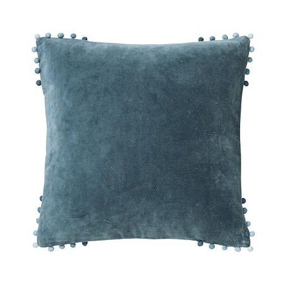 Velvet Cushion, Slate Blue - Angela Reed -