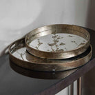 Vienna Antique Gold Blossom Tray, Small