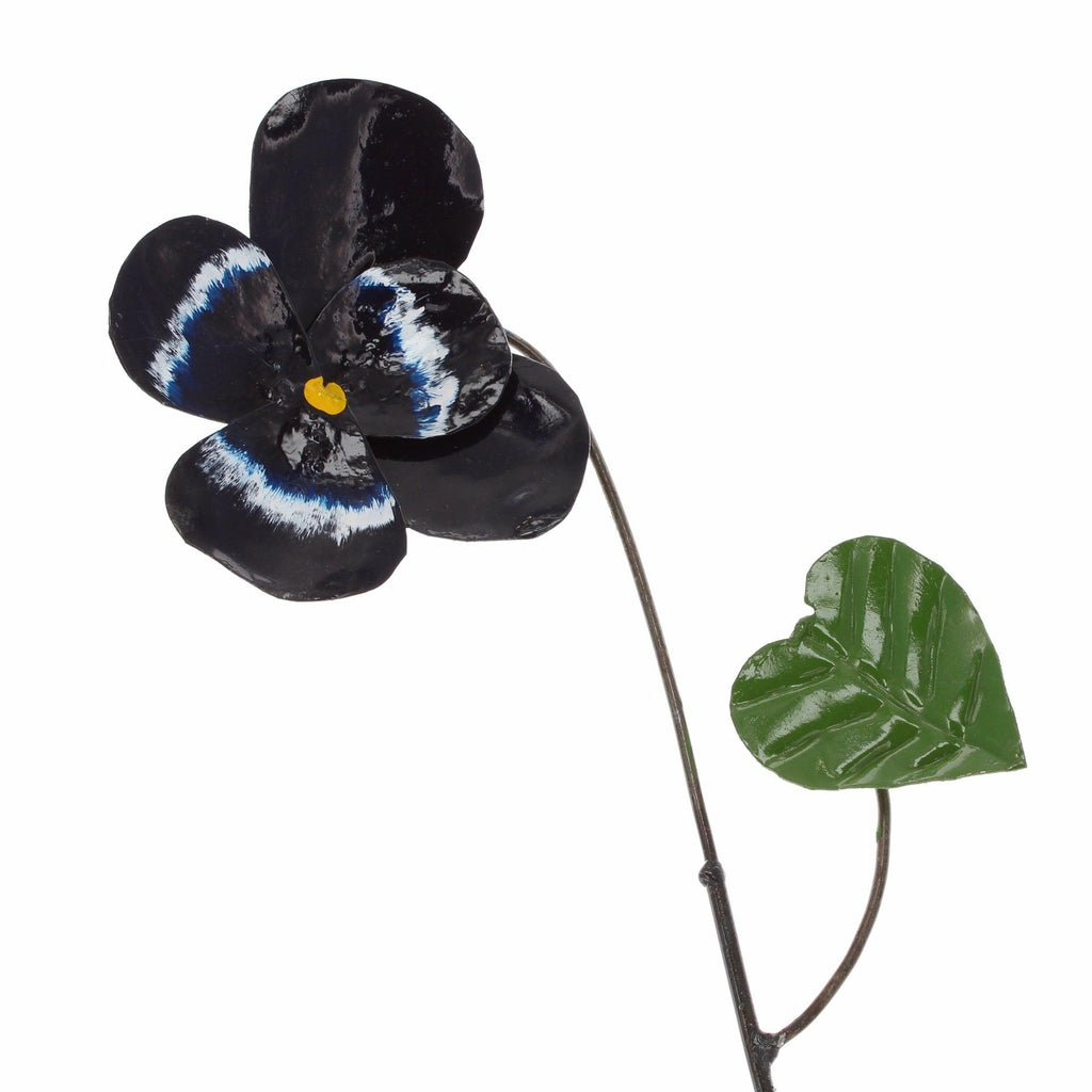 Viola Recycled Metal Flower