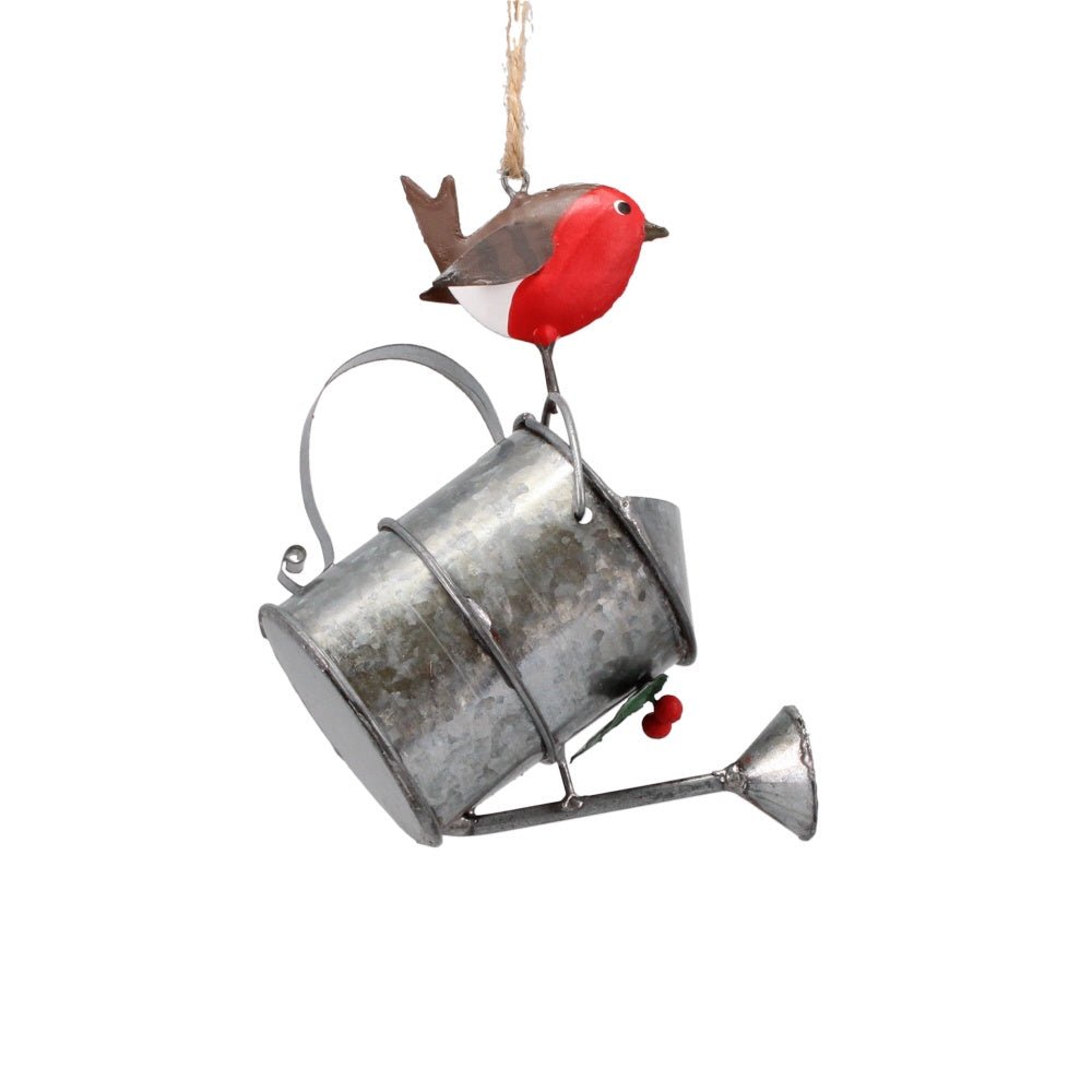 Watering Can Christmas Tree Decoration - Angela Reed - Christmas Decorations