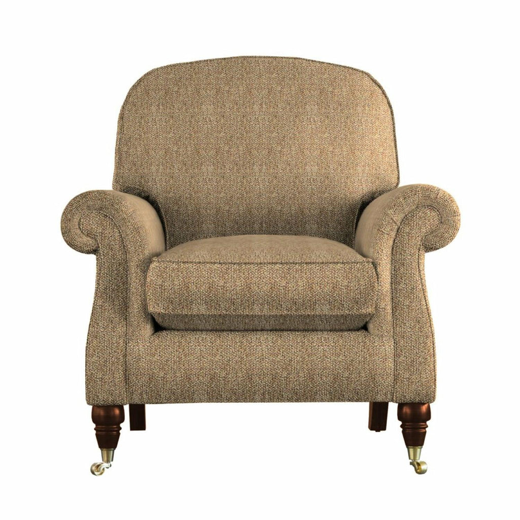 Westbury Armchair by Parker Knoll Hatton Taupe,Freya slate,Plush Navy,Flora Oyster,Harris Caramel Check,Harris Caramel,Athena Natural,Thalia Sky,Latitude Duck Egg,Caledonian Pebble,Maroc Sage,Dash Blue,Gala Stripe,Gala Plain Dove Grey,Nouveaux Caramel,Baslow Medallion,Baslow plain Gold,Majorelle Sky,Hatton Pewter