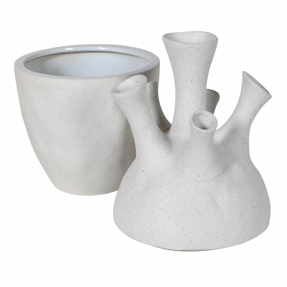 White Coral Vase