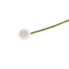 White Flower Dot 2cm