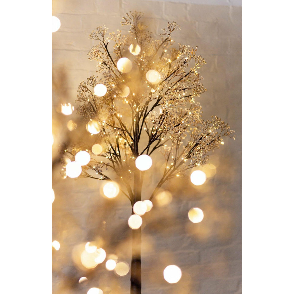 White Flower Outdoor LED Tree, 150cm
