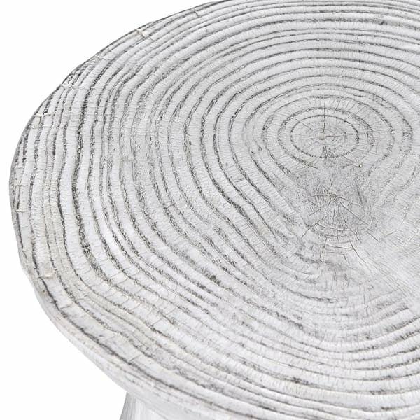 White Wood Effect Stool