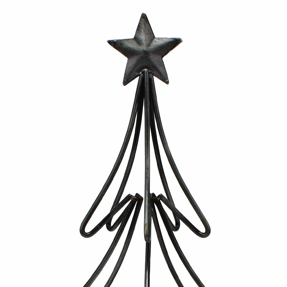 Wire 3D Christmas Tree Candle holder