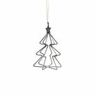 Wire 3D Christmas Tree Hanging Decoration