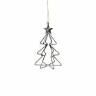 Wire 3D Christmas Tree Hanging Decoration