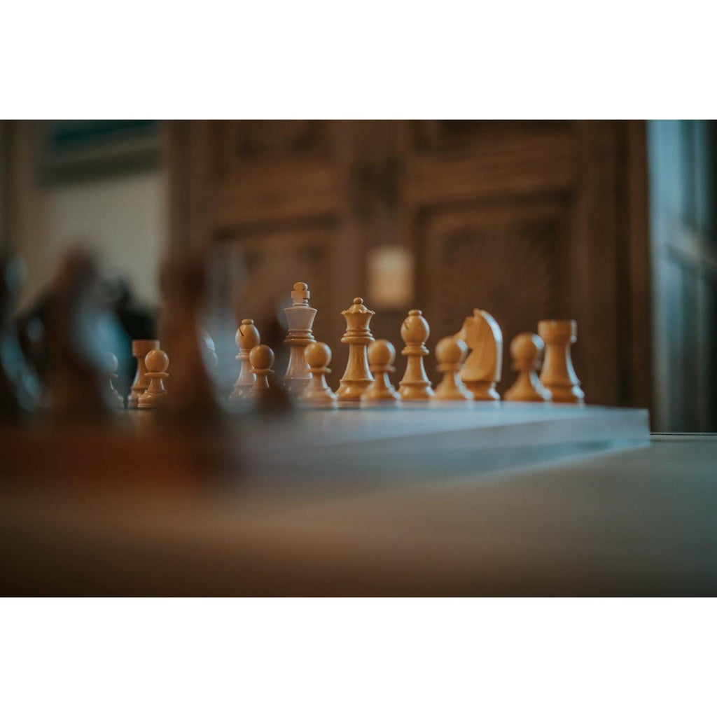 Wooden Chess Set, 16” x 16”
