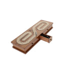 Wooden Cribbage Set with Cards, S Shape