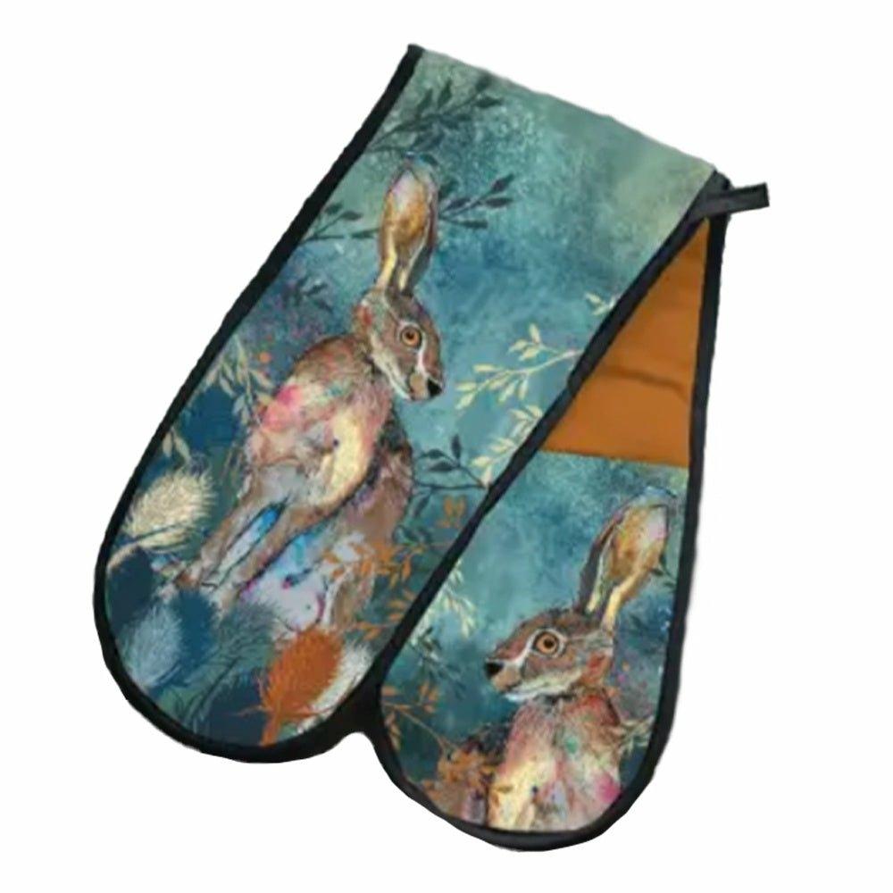 Woodland Hare Double Oven Glove