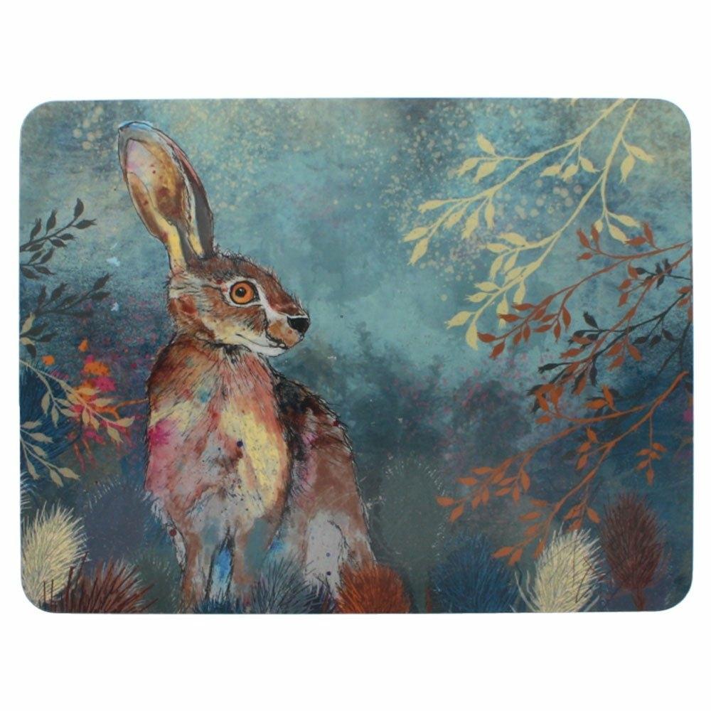 Woodland Hare Large Table Mat